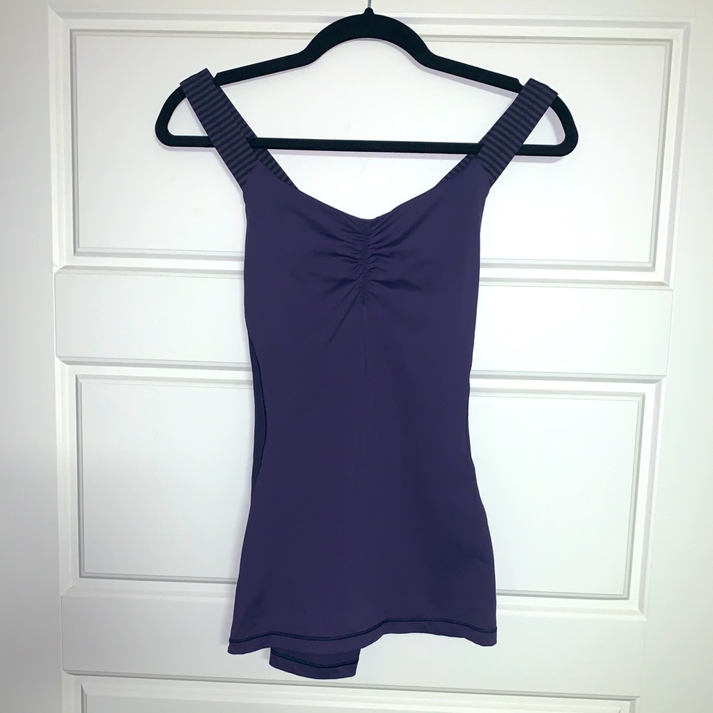 Lululemon Navy Tank Like New 6 Luxtreme